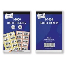 Cloakroom raffle ticket books - raffle,