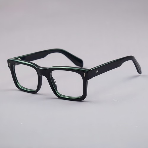 Retro black oversize - black, square