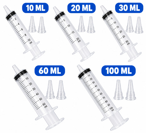 100 small large syringe - 10-, ml