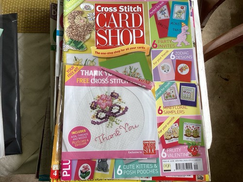 Cross stitch card shop - cross,