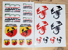 FIAT 500 Abarth stickers