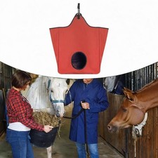 Horse Feeding Hay Bag Hay Bale