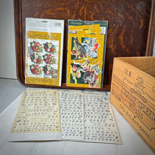 Vintage mamelok decoupage - vintage,