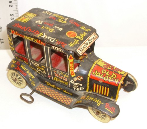 Marx old jalopy - jalopy, tin