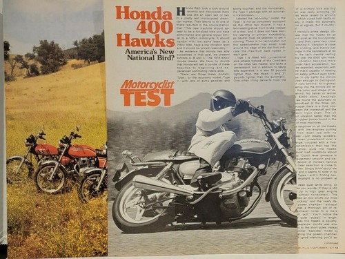 1977 honda hawk cb400t1 cb400a - 1977,