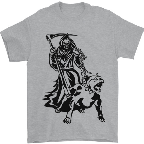 Pitbull grim reaper dog - pitbull,