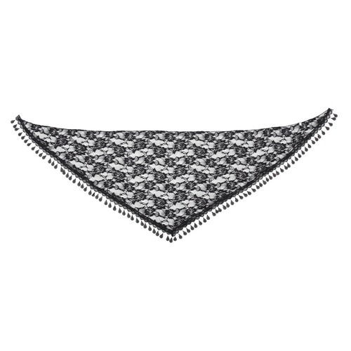 Triangle lace shawl mantilla - lace,