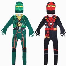 Kid Boy Ninjago Costume Ninja Fancy Dress BookWeek Outfit Halloween Cosplay