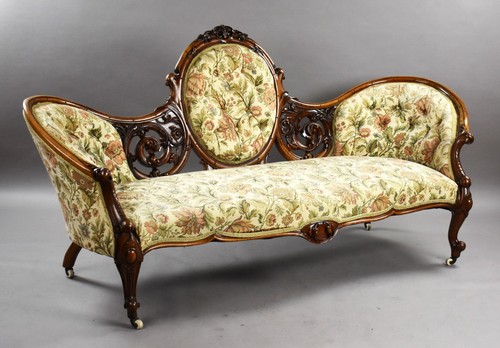 Victorian walnut carved - victorian,