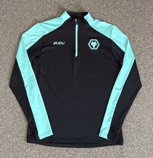Wolverhampton Wanderers 1/4 Zip Sudu Training Top, Medium, Excellent Condition