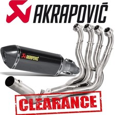 Suzuki GSXR600 GSXR750 2011-2018 Akrapovic Stainless De-CAT Carbon Road Exhaust