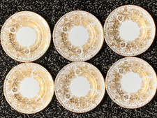 6pcs royal crown derby brocade - royal,