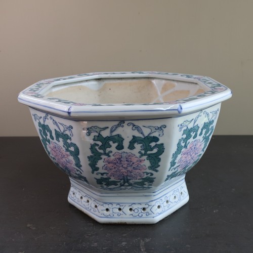 Vintage oriental planter plant - vintage,