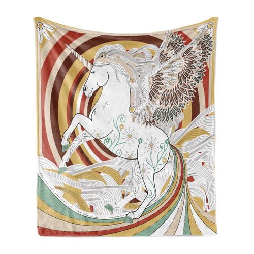 Unicorn soft flannel fleece - unicorn,