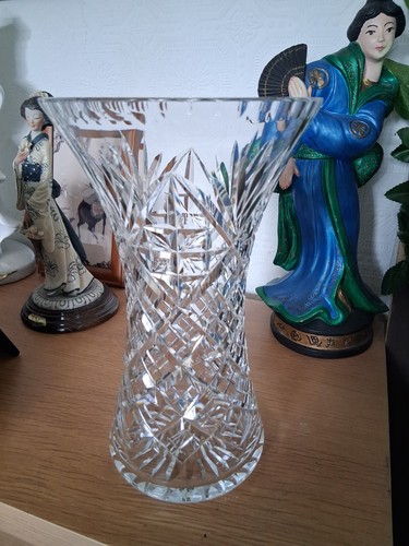 Heavy cut crystal large - crystal, flared