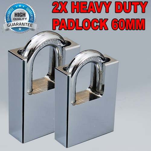Heavy duty padlock - 2x,
