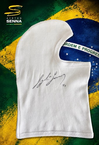 Ayrton senna hand signed 1991 - ayrton,