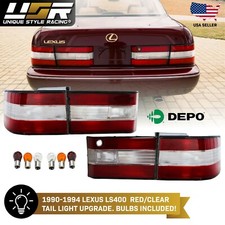 4PCS DEPO JDM Style Red Clear
