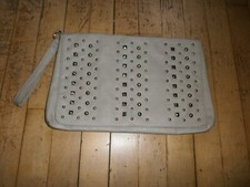 LADIES MATALAN STUDDED CLUTCH