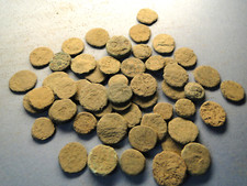 Job Lots of 10 Roman Bronze Coins AE4/Minims Mixed Low Quality