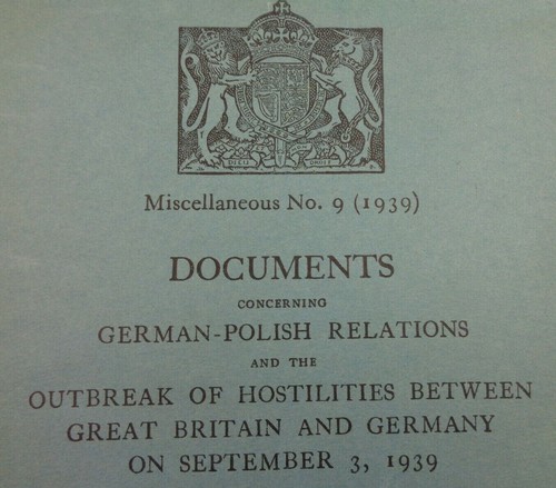 Ww2 documents - (1939), "documents