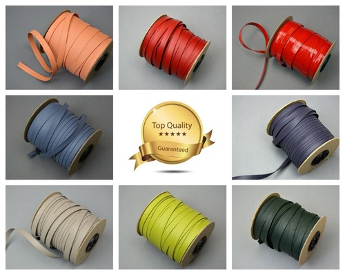 10mm faux leather - flat, ribbon