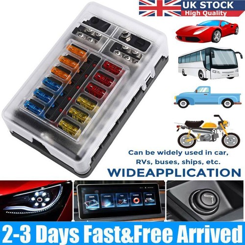12way 12v 24v blade fuse - 12v,