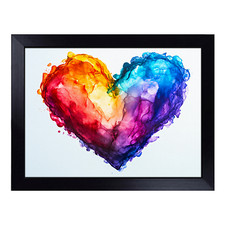 1 x Love Heart Graphics Lap