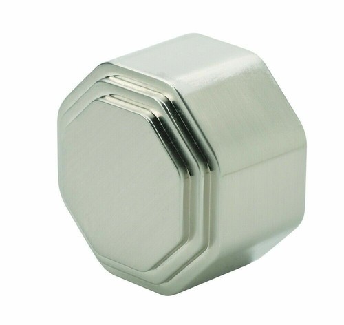 Brushed nickel handrail end - brushed,