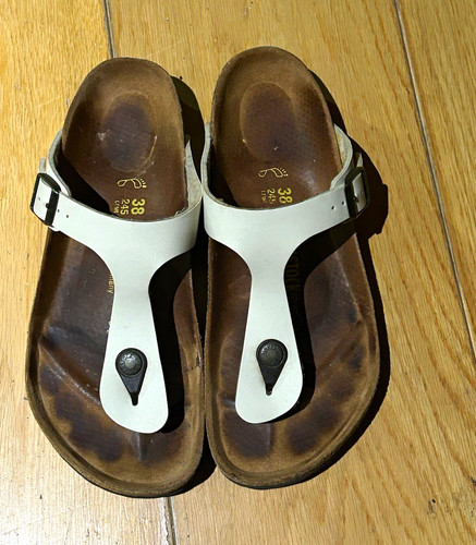 Birkenstock gizeh white - birkenstock,