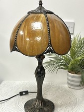 Vintage Tiffany style Lampshade With A  Tiffany Style Lamp Base