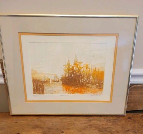 Vintage lithograph art print - lithograph,