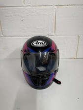 Vintage Arai NR SR Motorcycle Helmet Size M Pink Purple BS6658:1985