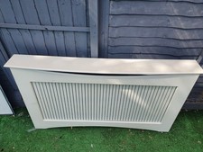 MDF - Radiator Grill Shelf Cover White (160cm) Wide