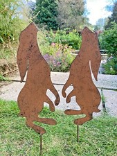 Moon Gazing Hare Sheet Steel