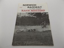 1975 HEVINGHAM NORWICH STOCK CAR BANGER RACING PROGRAMME 21/9/75