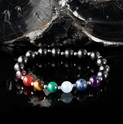 Shungite bracelet with - , 7