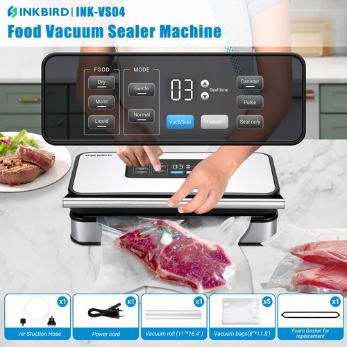 Inkbird food vacuum sealer - vacuum,
