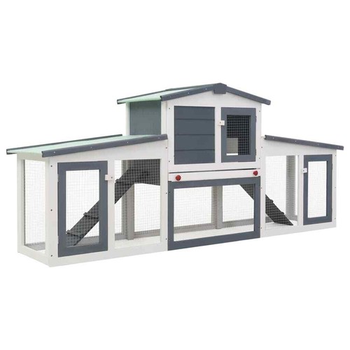 Outdoor large rabbit hutch - outdoor,