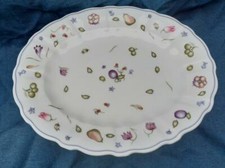 Royal Crown Derby Chatsworth Fluted Oval Platter - 12  1/2 inch
