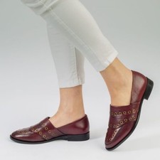 WOMENS GENUINE LEATHER LOAFERS