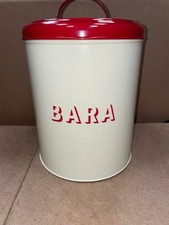 Large Round Metal Bread Bin