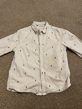 White Boys Shirt M&S 6-7