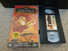 Walt Disney - The Lion King 2 - Simba's Pride - Video - VHS Tape