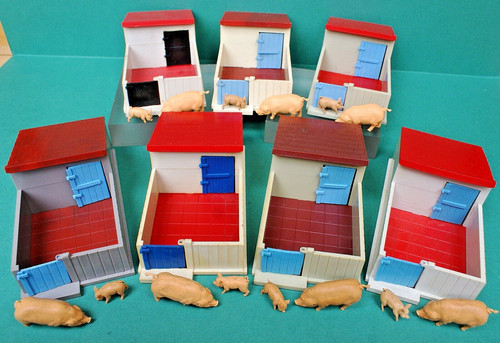 Britains pig sty piglet - britains, &