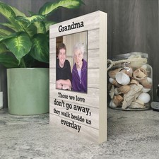 Personalised Photo Frame Wood