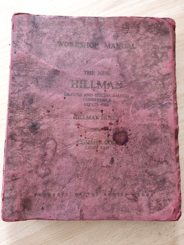 Vintage workshop manual - workshop,