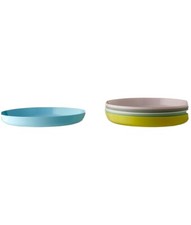 IKEA KALAS Plate, Mixed Colours Assorted Colours, Pack of 6
