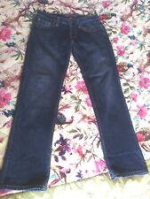 Rare Men's Christian Audigier Button Up Jeans 31Wx32L Stud Pockets Dark Wash VGC