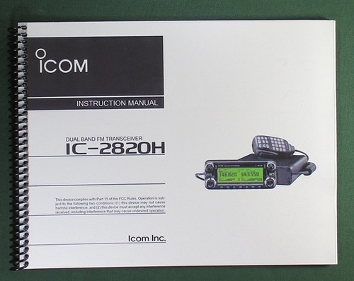 Icom 2820h instruction - icom, ic-2820h